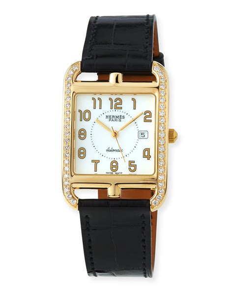 hermes mens cape cod watch|Hermes cape cod watch gold.